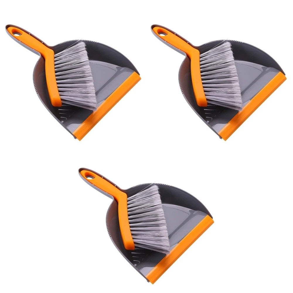 3 PCS Mini Broom Set Dust Pan and Brush Sets Desktop Dustpan Small