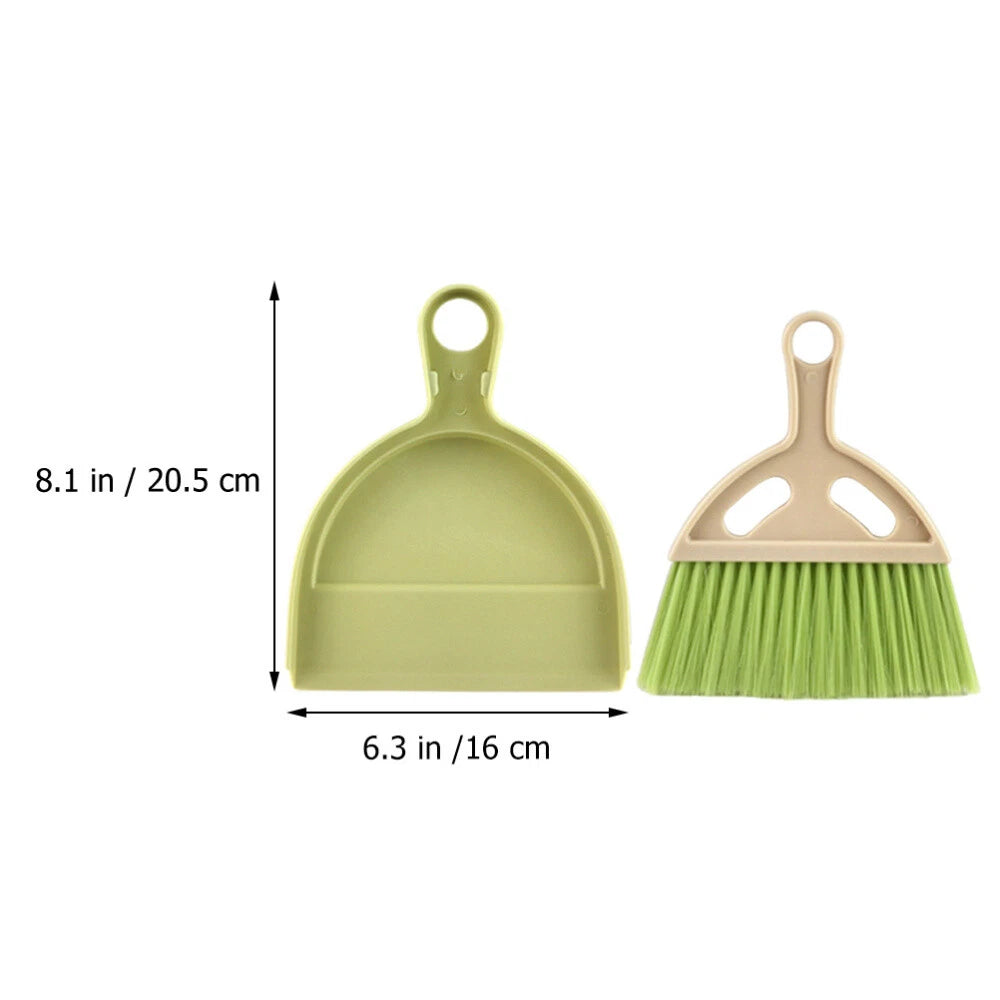 Sets Mini Broom And Dustpan Computer Desktop Scrubbers Cleaning Supply