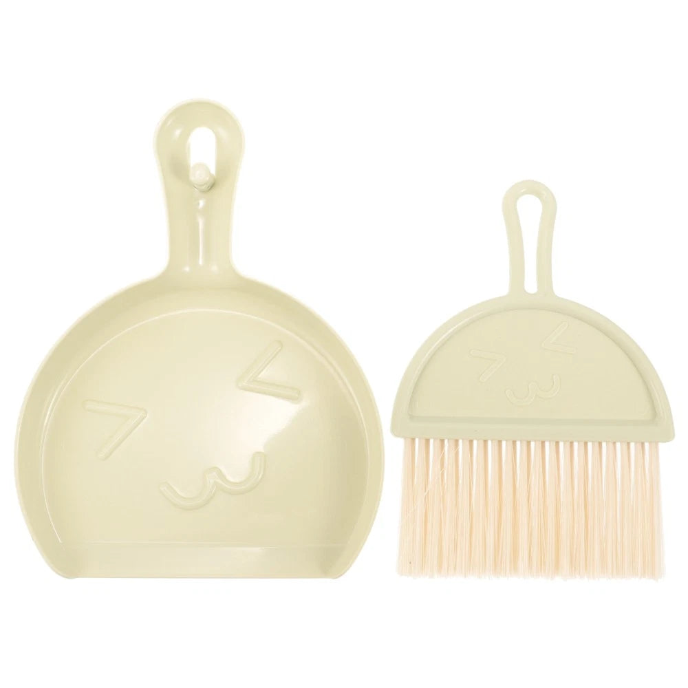 Cleaning Brush Set Child Worktop Dustpan Desktop and Broom Small Mini Hand