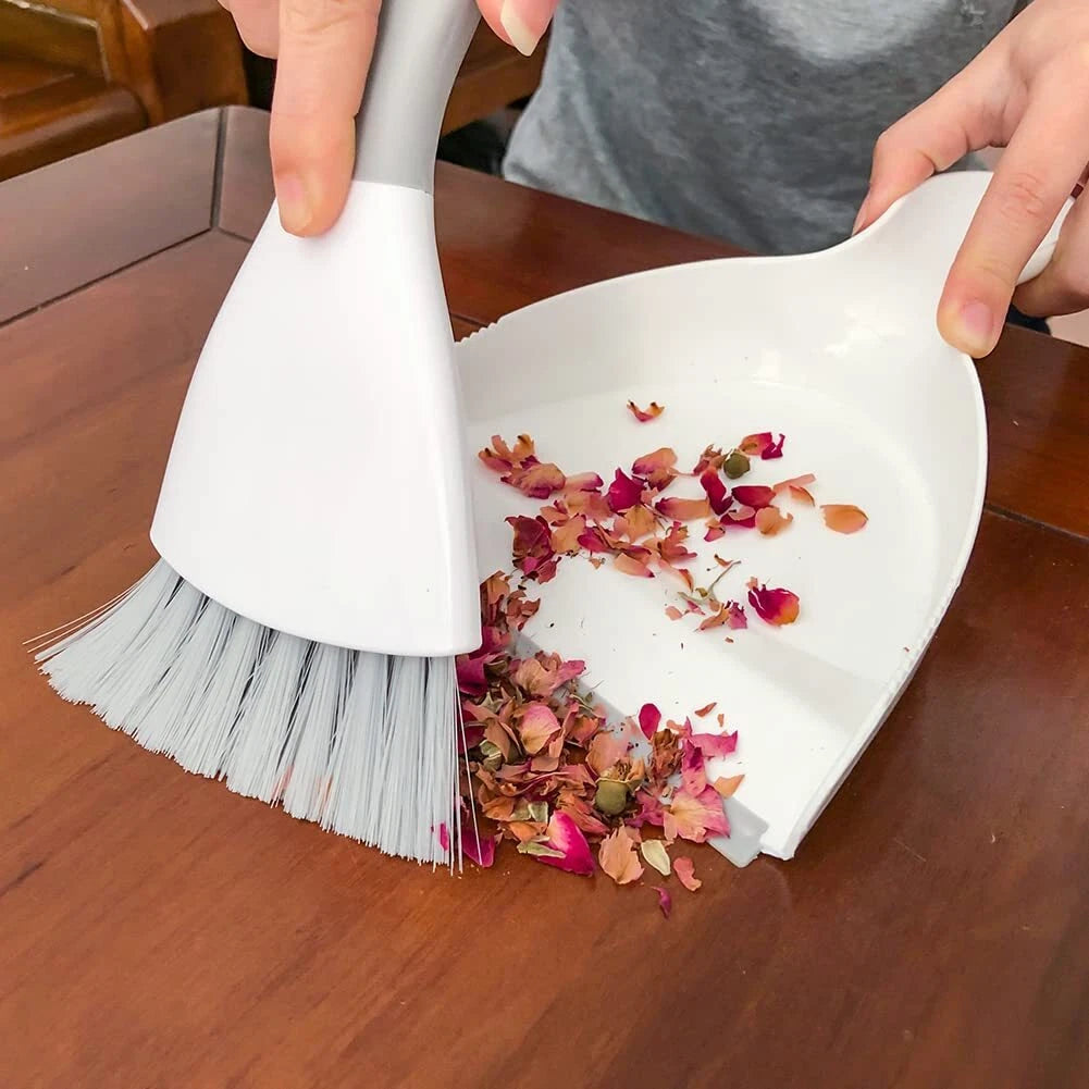 Dust pan Broom Brush Dustpan - Dustpan and Brush SetMini dust Pans with Brush...