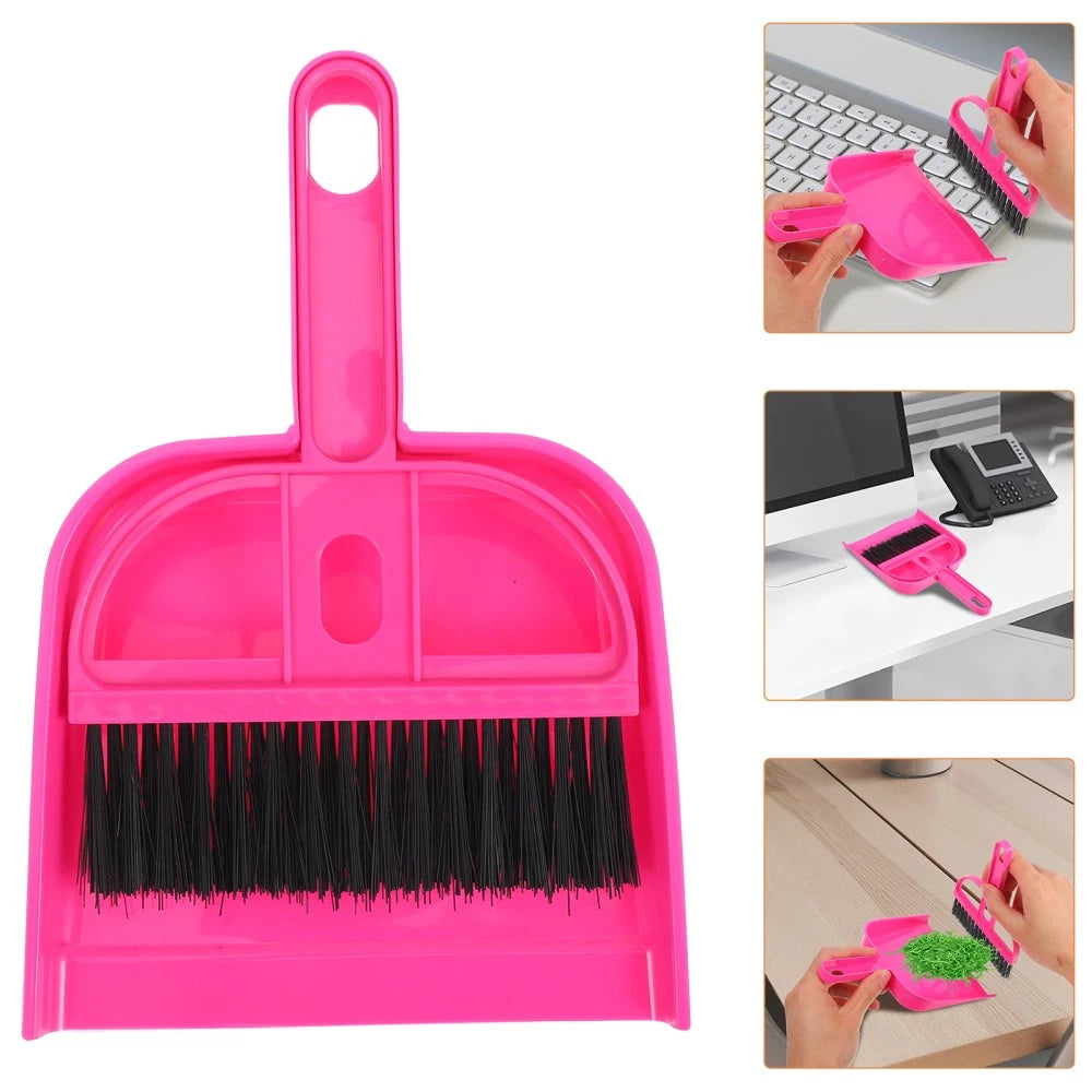 Desktop Broom Set Work Children House Cleaning Toys Small Dustpan