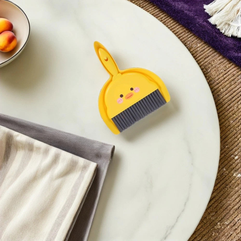 Dustpan Broom Combination Mini Brush and Set Table Small for Desktop Cleaning