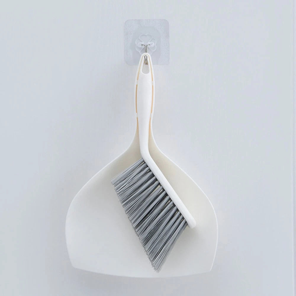2 Sets Desktop Cleaning Kit Accessories Broom Dustpan Combination