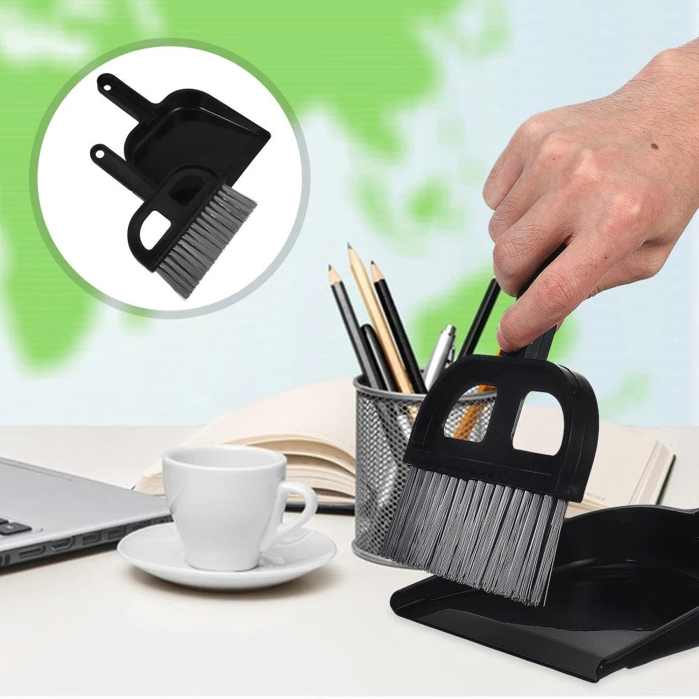 Broom Dustpan Set Handy Mini Broom And Car Care Brush-