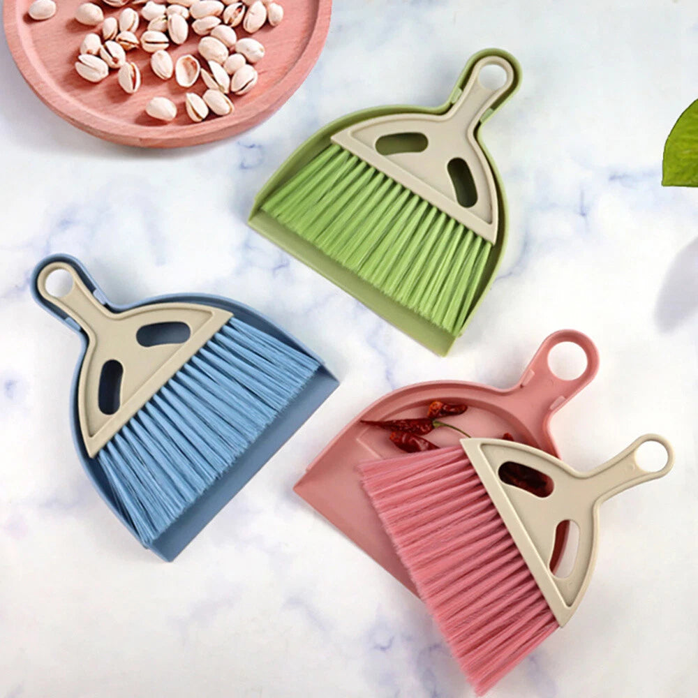 Sets Mini Broom And Dustpan Computer Desktop Scrubbers Cleaning Supply