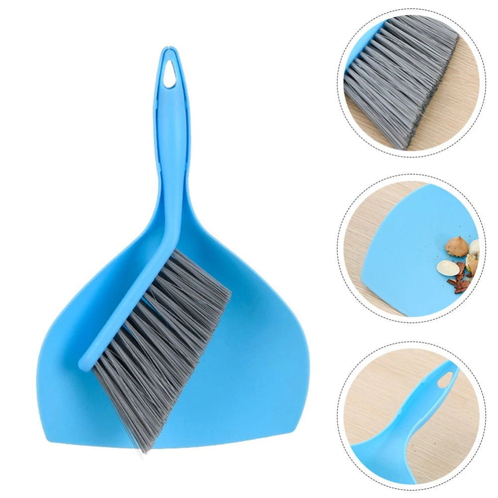 Mini Broom Set Small Dustpan and Brush Household Cleaning Supplies Desktop
