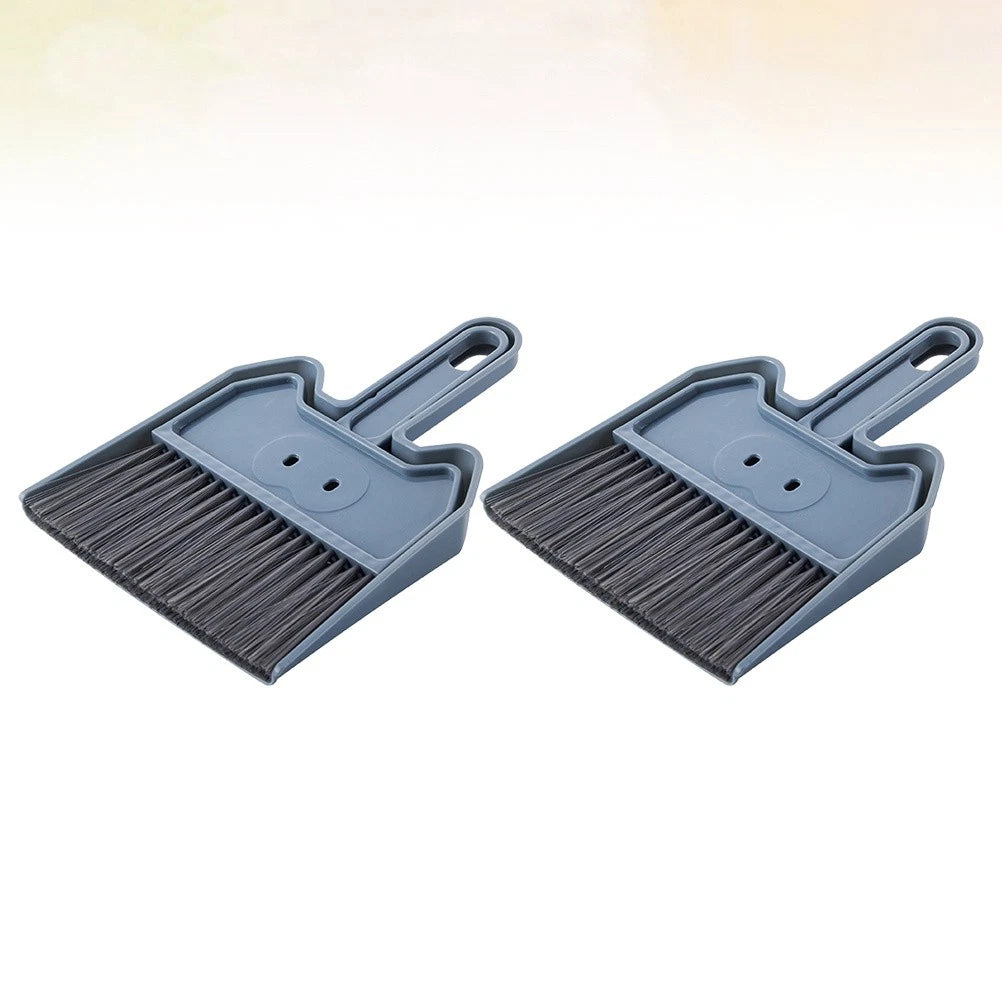 2 Sets Keyboard Cleaning Brush Child Hand Broom Dust Pan Small Dustpan
