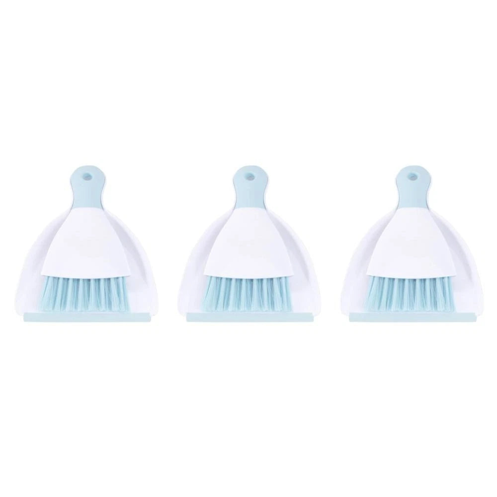 3 PCS Convenient Small Dustpan Set Cleaning Broom Household Supplies