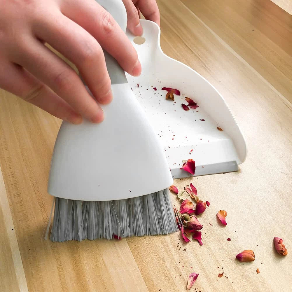 Dust pan Broom Brush Dustpan - Dustpan and Brush SetMini dust Pans with Brush...