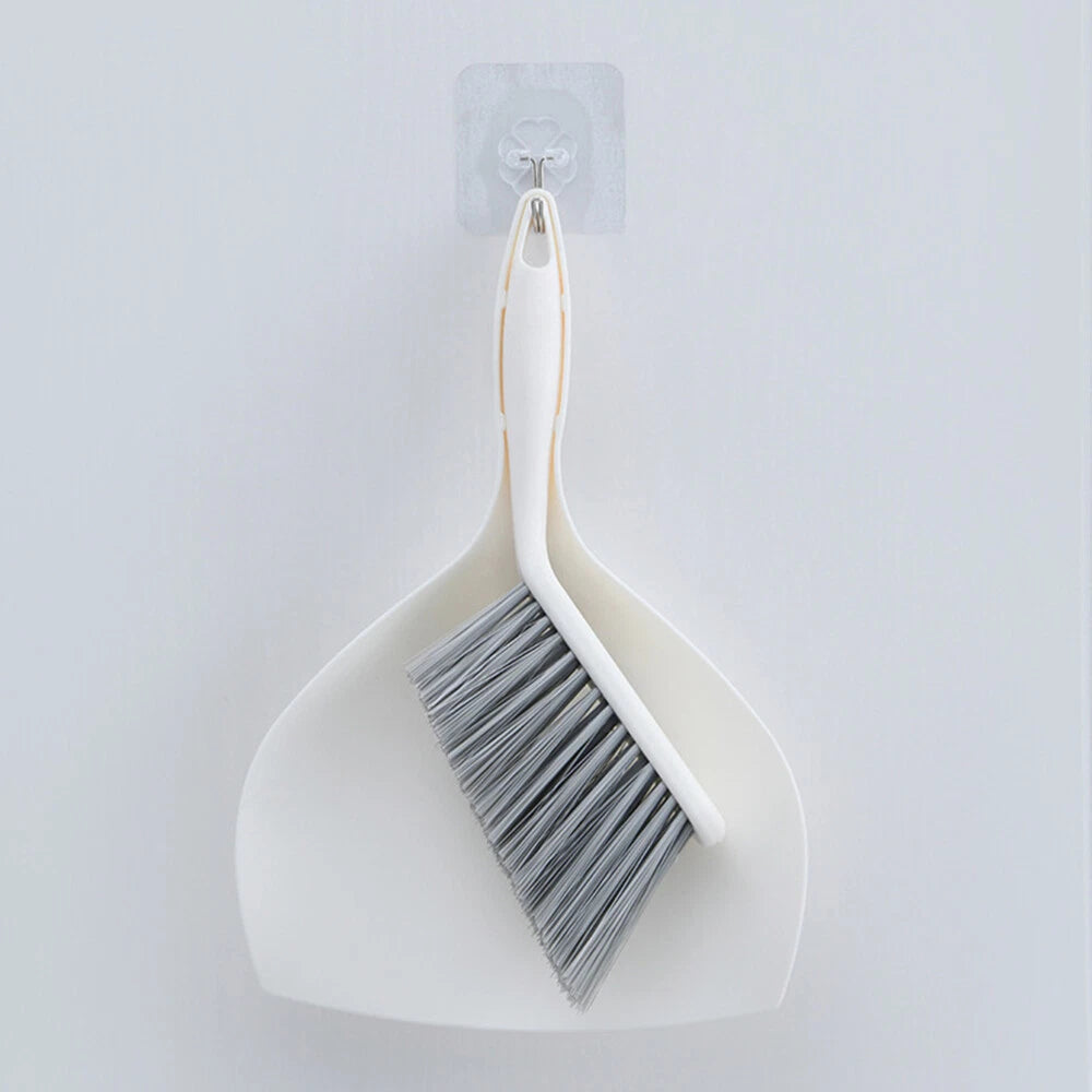 2 Sets Mini Dustpan Broom and Desktop Child Hand Household Cleaning Tools