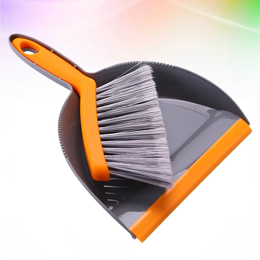 2 Pack Mini Broom Set Dust Pan and Brush Sets Desktop Small Dustpan