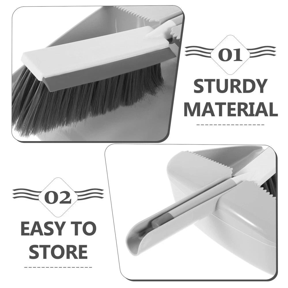 Mini Dustpan Broom Set Desktop Small and Sweeping Soft Brush Table