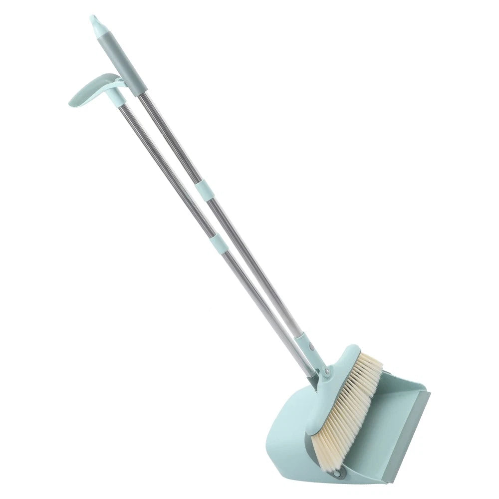 1 Set of Household Broom and Dustpan Reusable Broom Dustpan Home Cleaning
