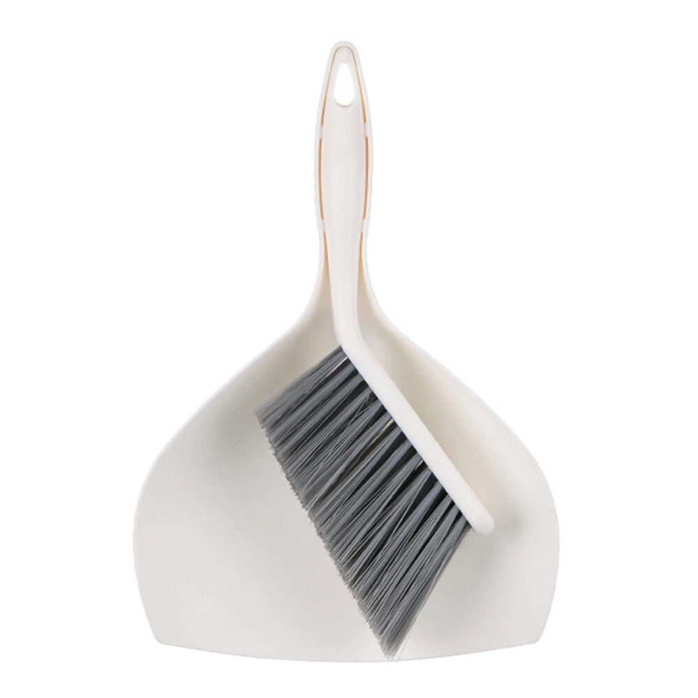 2 Sets Mini Dustpan Broom and Desktop Child Hand Household Cleaning Tools