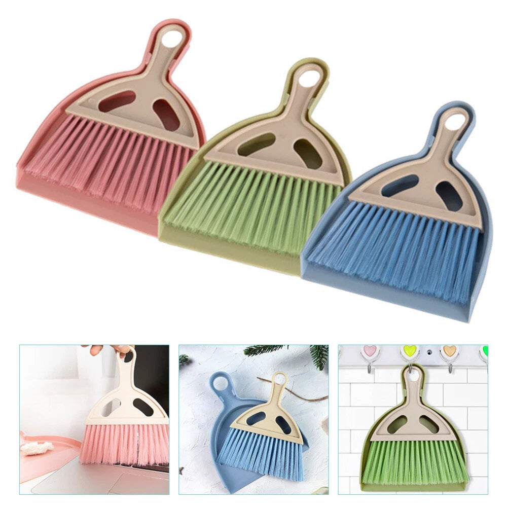 Sets Mini Broom And Dustpan Computer Desktop Scrubbers Cleaning Supply