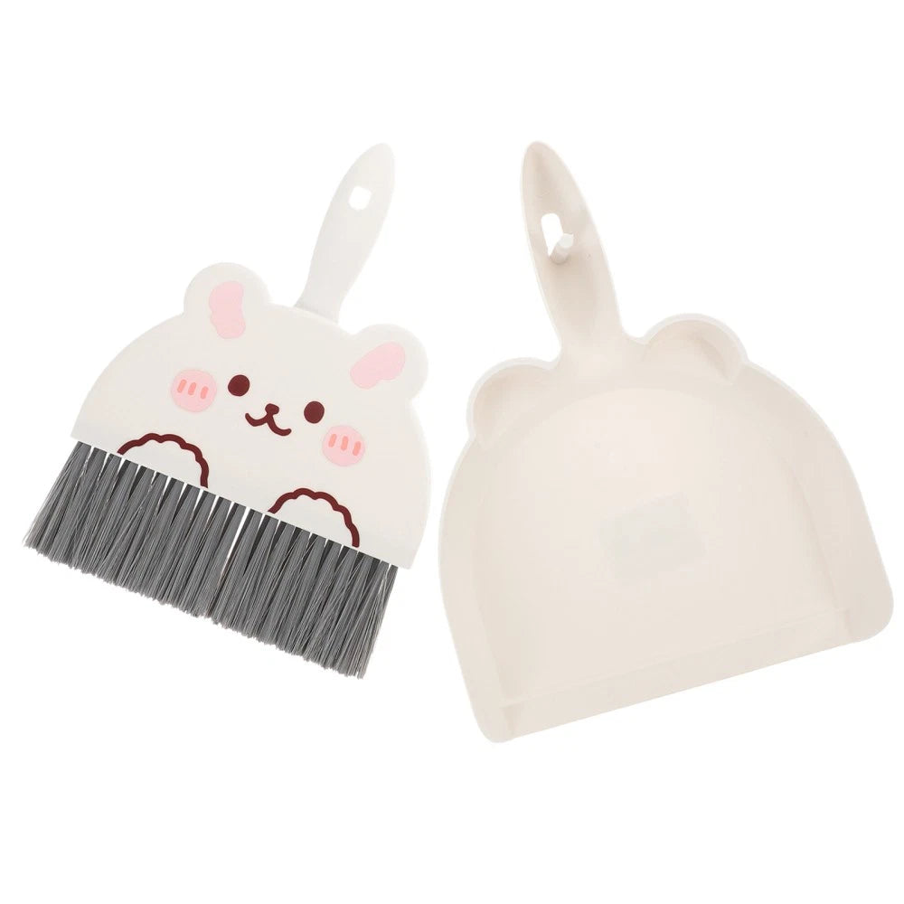 Mini Broom Set Child Cleaning Brushes for Household with Standing Dustpan