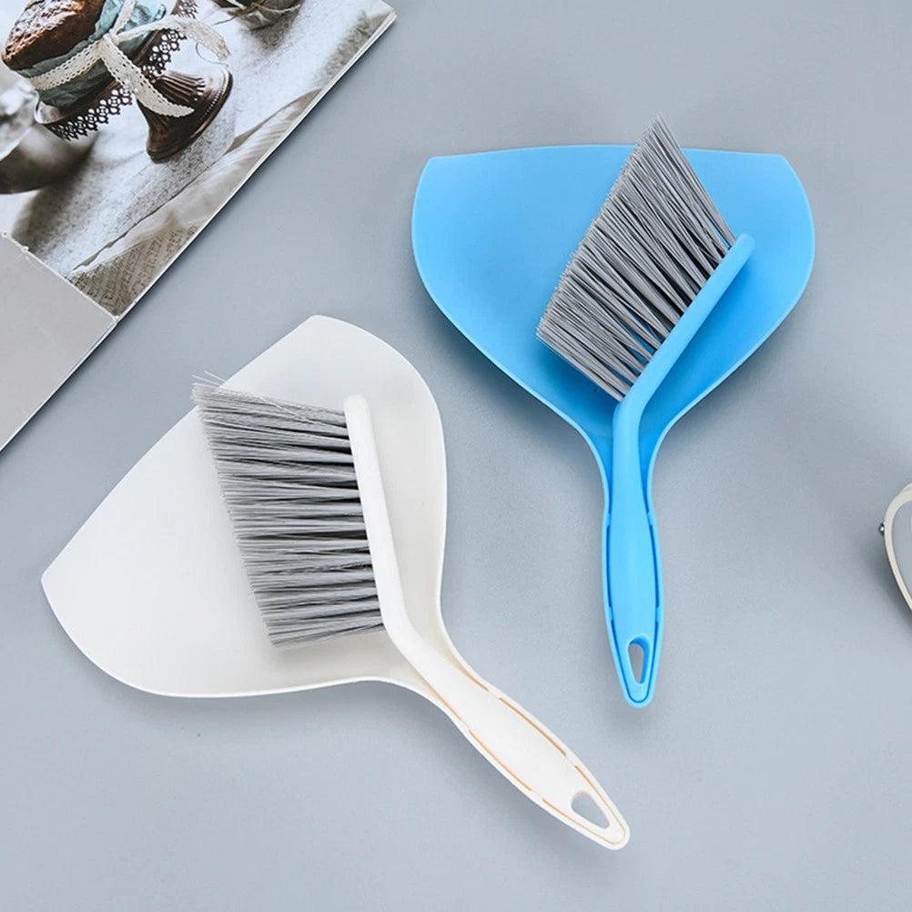 Mini Broom Set Small Dustpan and Brush Desktop Cleaning Household Supplies