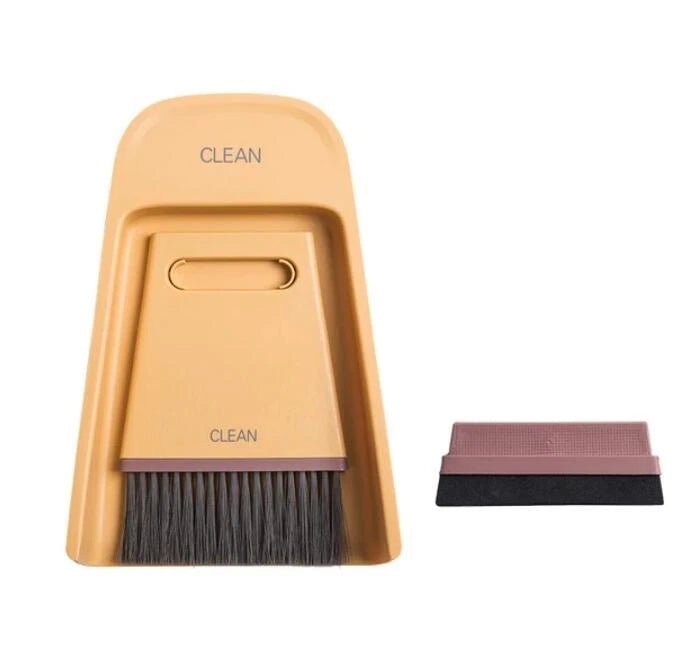 new Wet dry Mini Bar Desktop Sweep Cleaning Brush Small Broom Dustpan Set clean