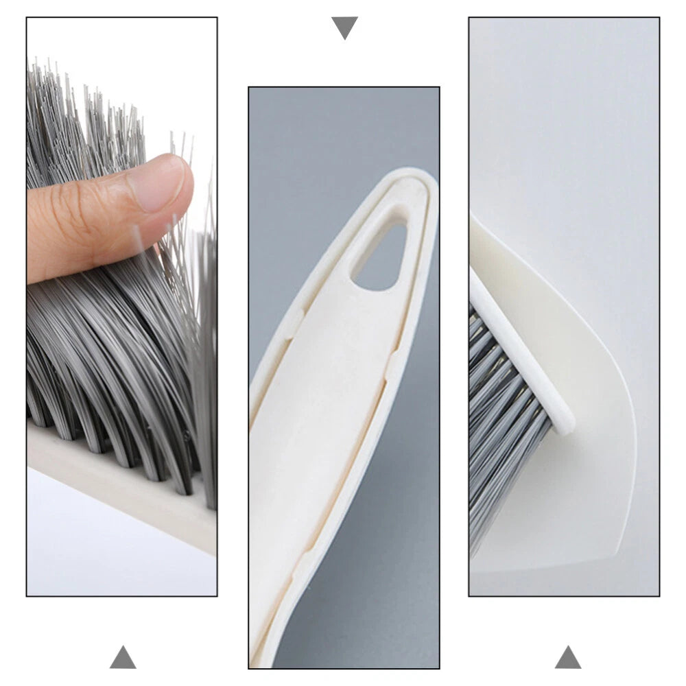 2 Sets Mini Dustpan Broom and Desktop Child Hand Household Cleaning Tools