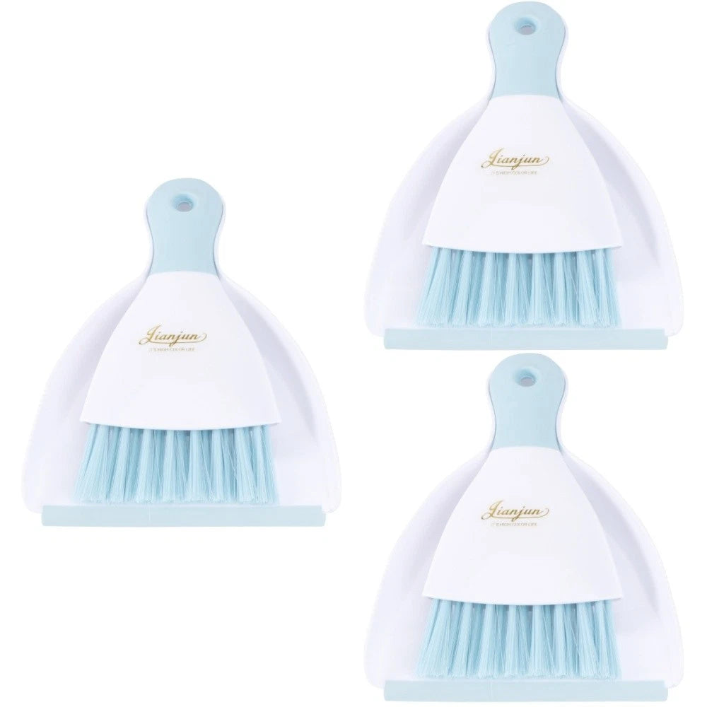 3 PCS Convenient Small Dustpan Set Cleaning Broom Household Supplies