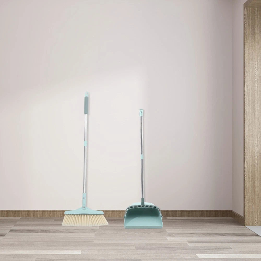 Broom Dustpan Set Sweeping Brush and Handy Office Household Cleaning Supplies