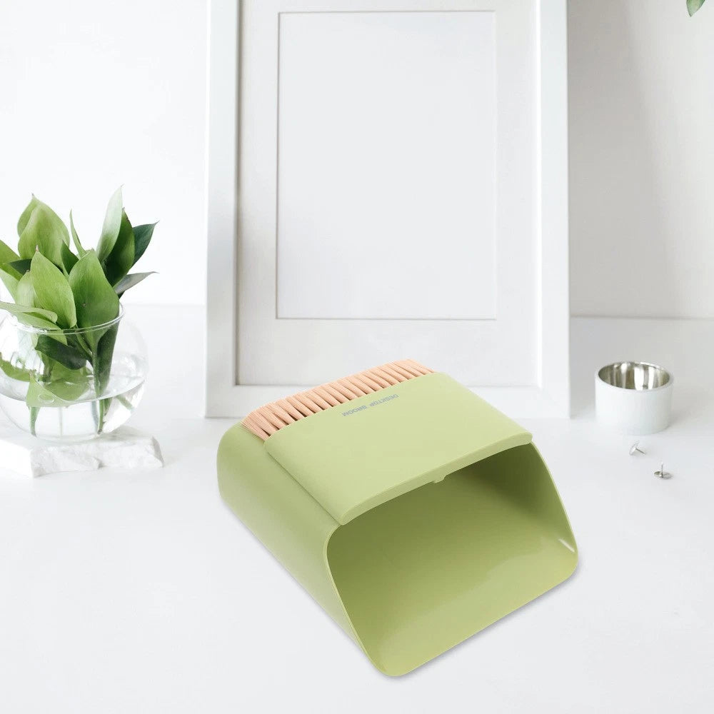 Mini Broom Set Office Hand Brush Dust Pan Cleaning Small Dustpan