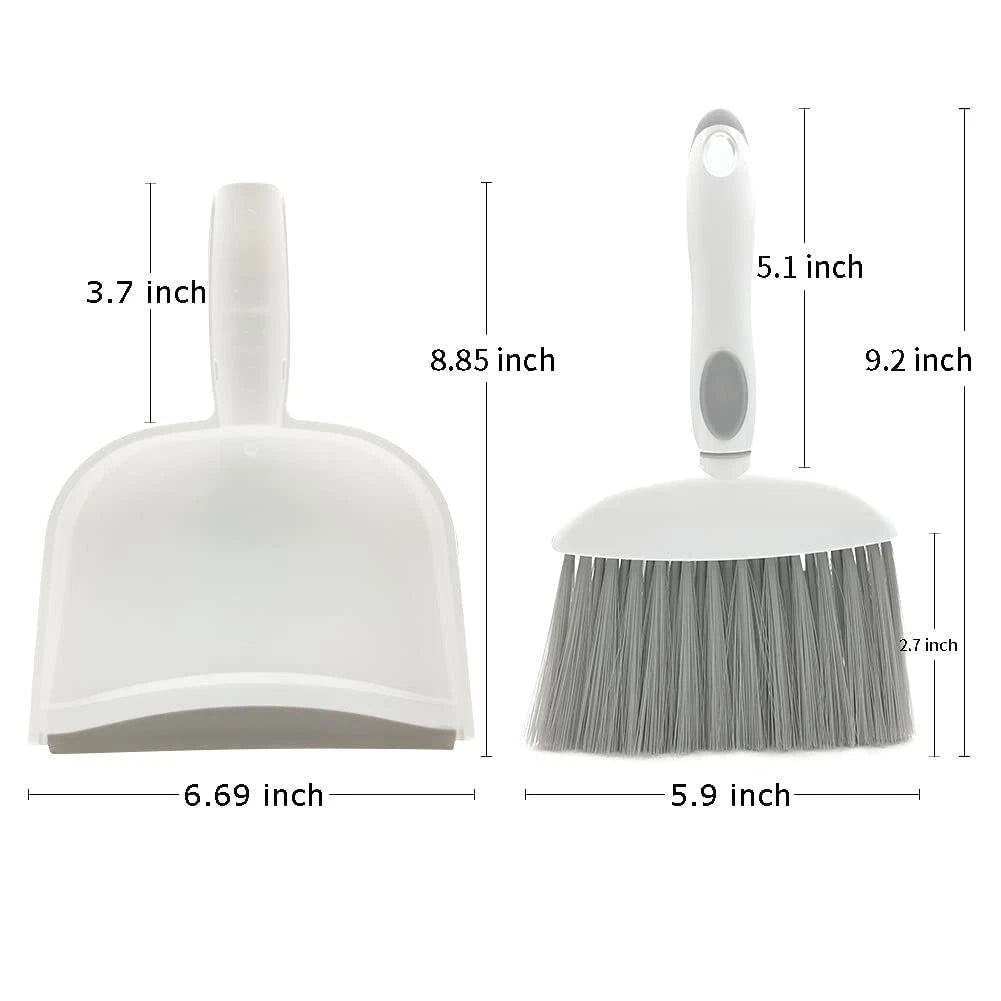 Dust pan Mini Dustpan and Brush Set Small Broom and Dustpan Set Small Hand Br...