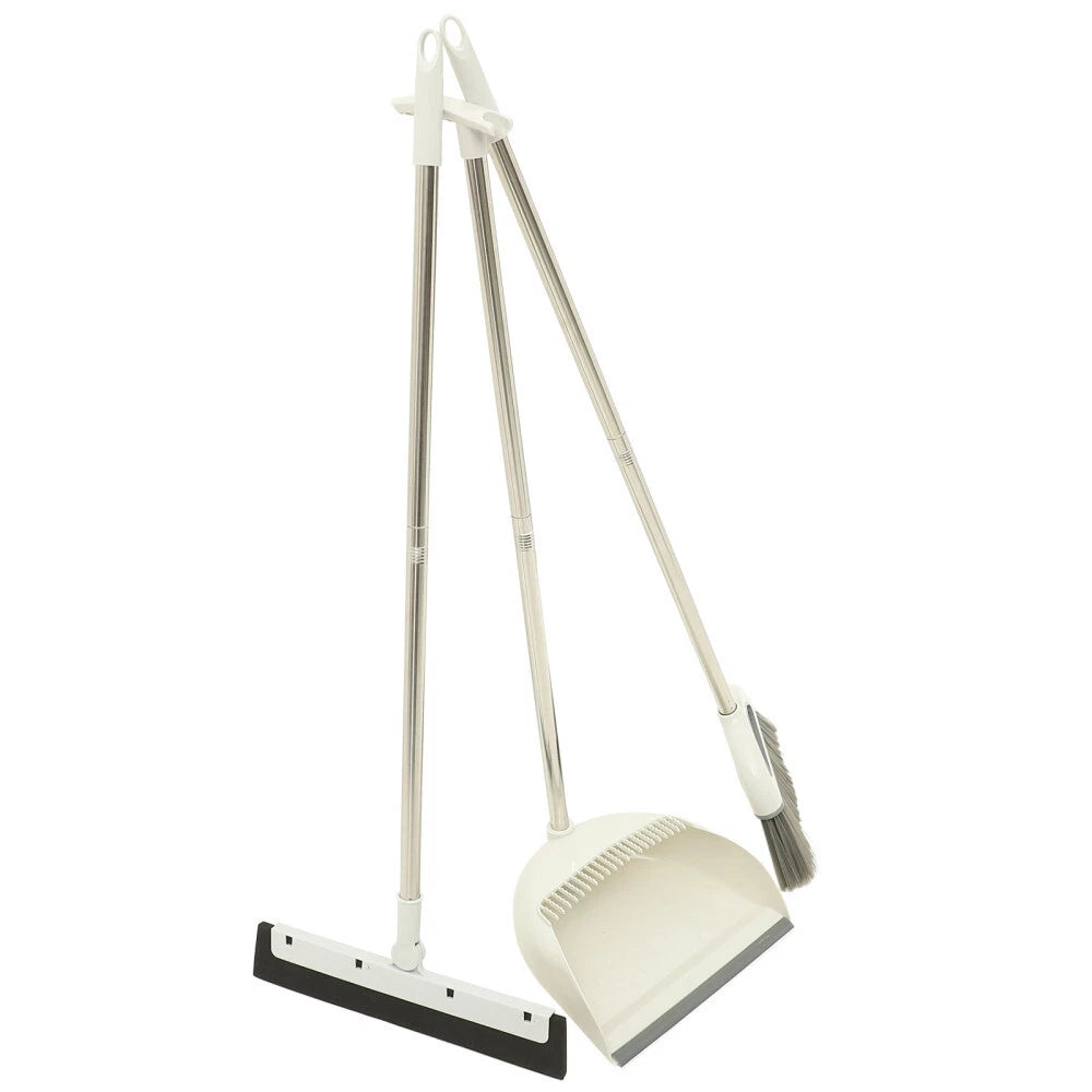 Broom Set Cleaning Supply Kit Household Sweeper with Dustpan Office Floor