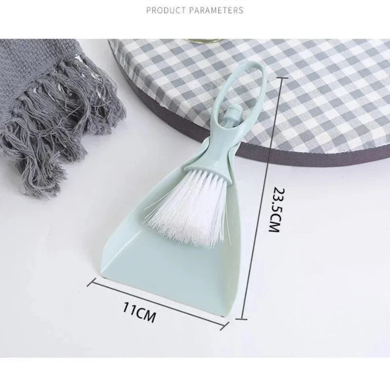 Home Keyboard Hair Brush Mini Floor Dust Broom and Dustpan Set Cleaning Tool New