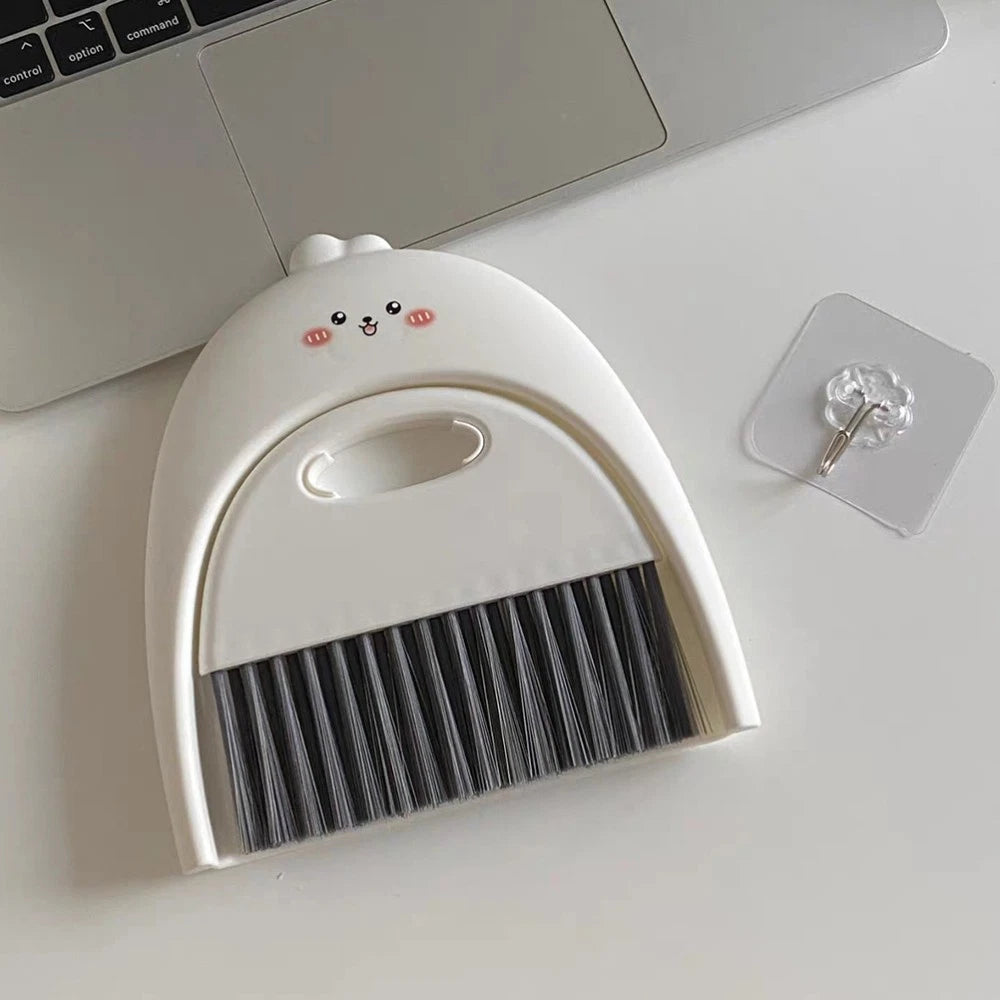 Mini Dustpan Set Child Baby Desktop Broom and Tabletop Cleaning Brush