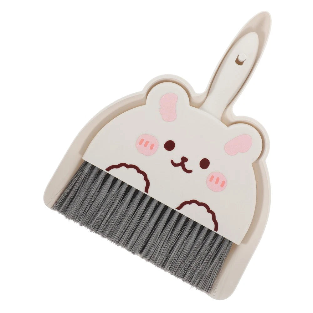 Mini Broom Set Child Cleaning Brushes for Household with Standing Dustpan