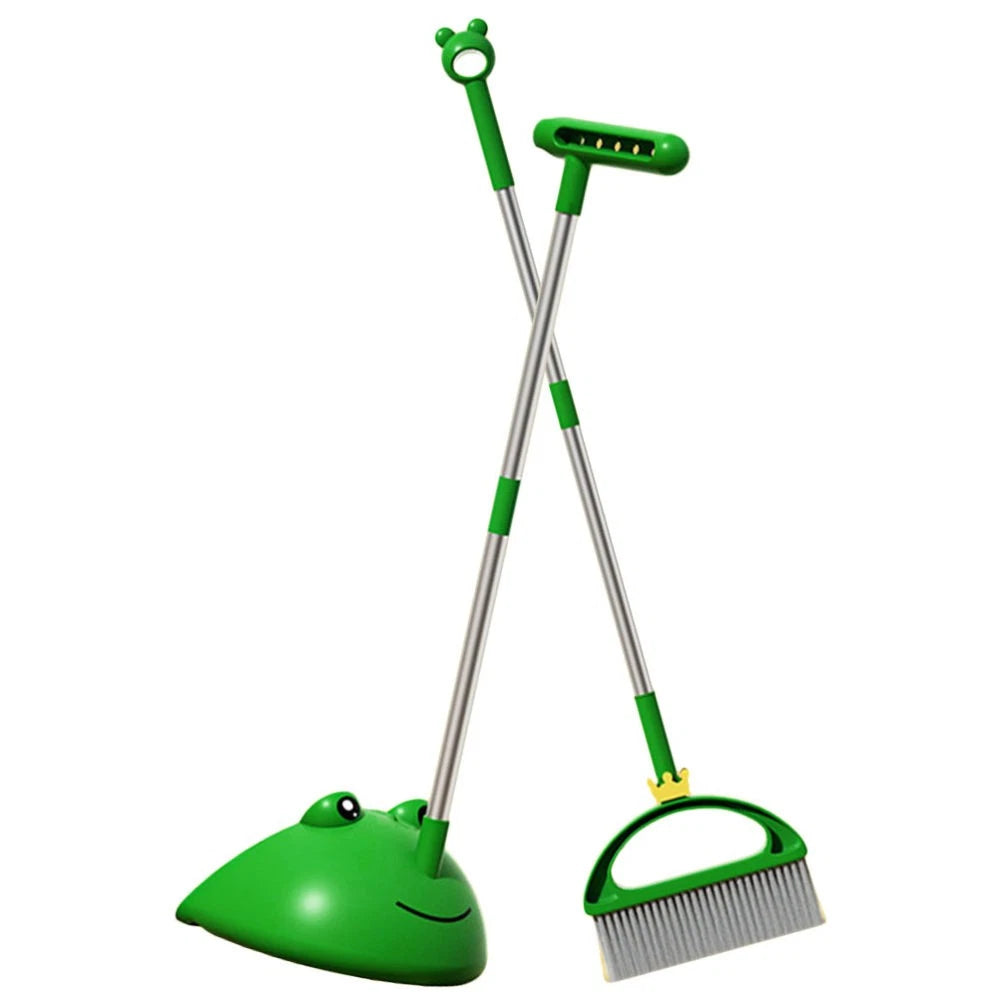 Children's Broom Set Student Household Cleaning Tools with Dust Pan