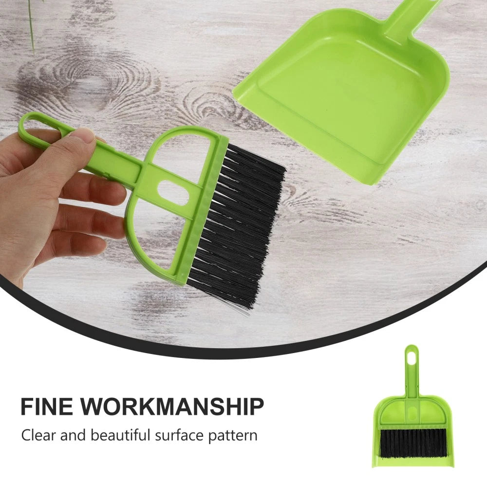 4 Count Cleaning Brush Set Child Brushes for Household Broom Dustpan