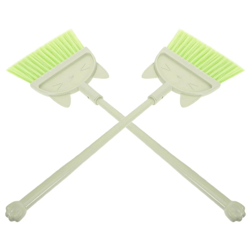 2 Pcs Children's Broom Set Toddler Baby Crumb Sweeper Kids Dustpan and