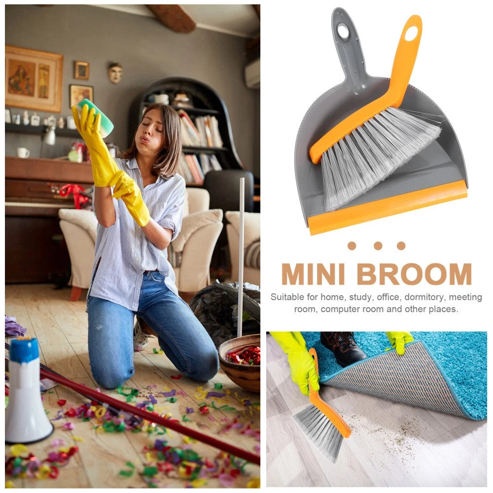 Desktop Cleaning Broom Set Child Brush Convenient Mini And Dustpan