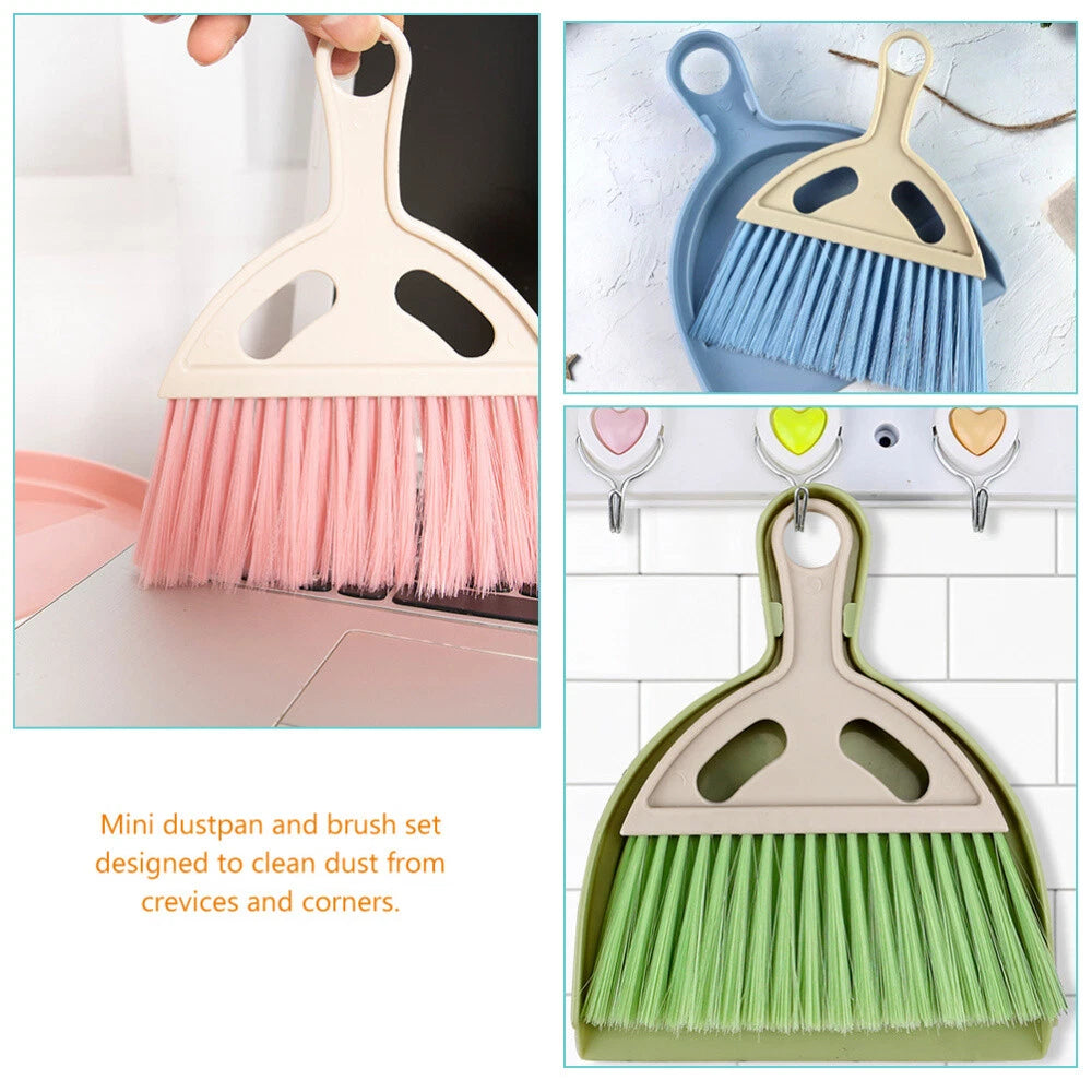 Sets Mini Broom And Dustpan Computer Desktop Scrubbers Cleaning Supply