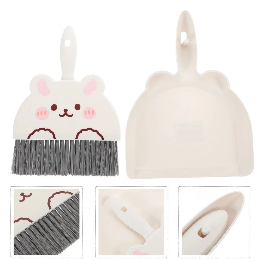 Mini Broom Set Child Travel and Dust Pan Cleaning Brushes for Household