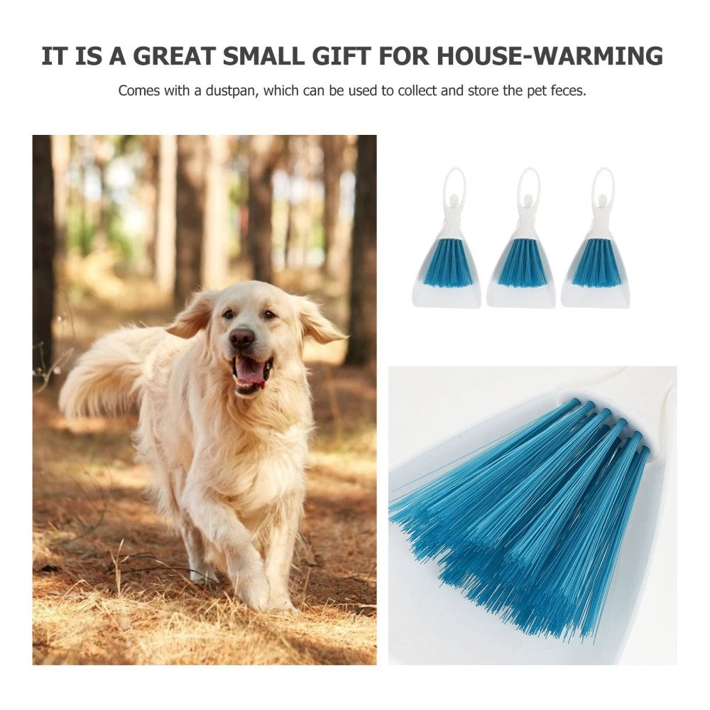 Pet Dustpan Child Mini and Brush Set Guinea Pig Cage Cleaner Broom