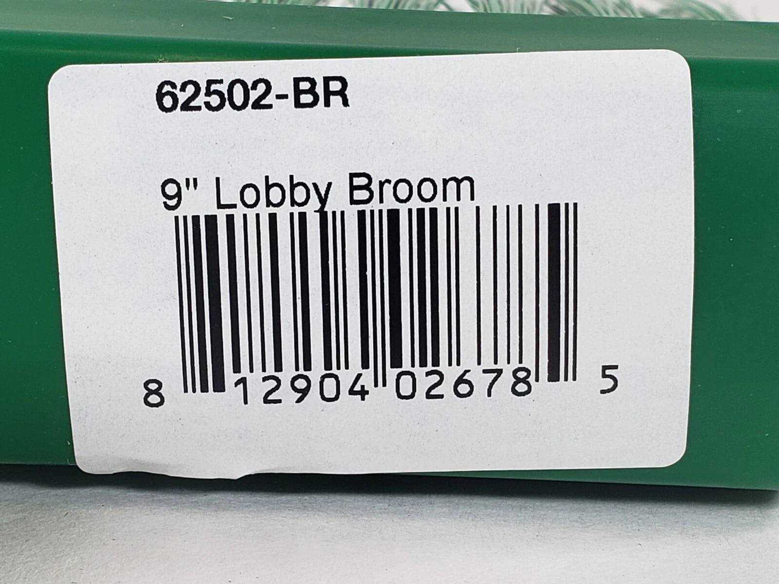 Remco 62502 Green Lobby Container Dust Pan And 14.6 Inch Broom Set