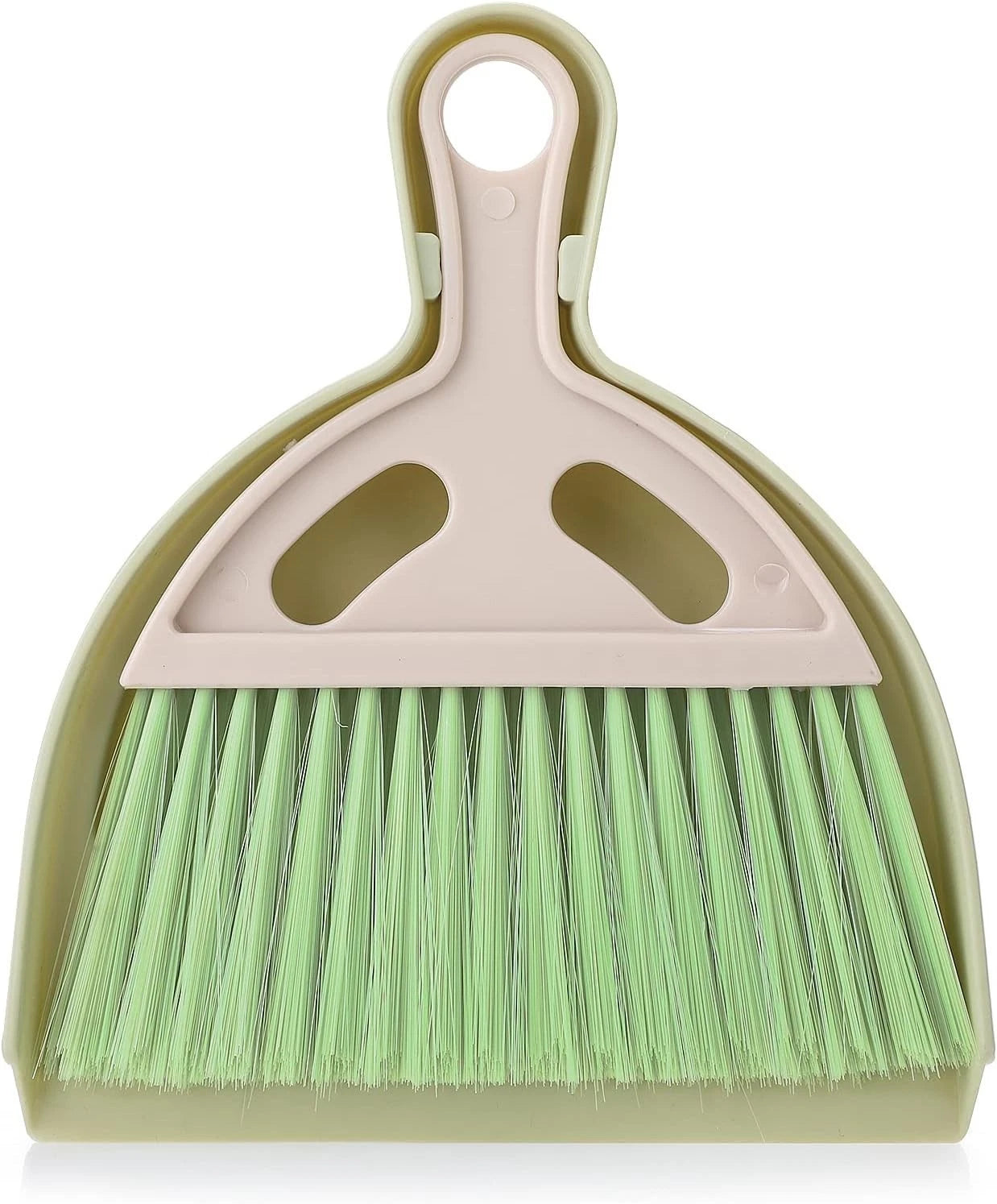 Small Broom and Dustpan Cleaning Set Mini Whisk Dustpan and Brush with Handle