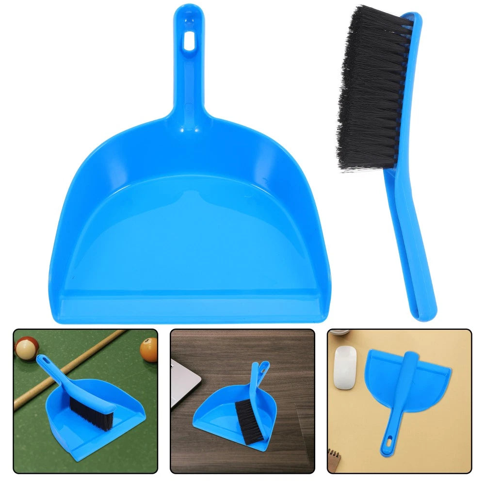 Billiards Cleaning Brush Set Mini Broom and Dustpan Hand Sweeper