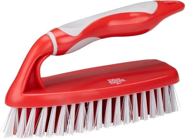 Dirt Devil Home Cleaning Brushes Set of 6 with Broom Dustpan & Handbrushes Red