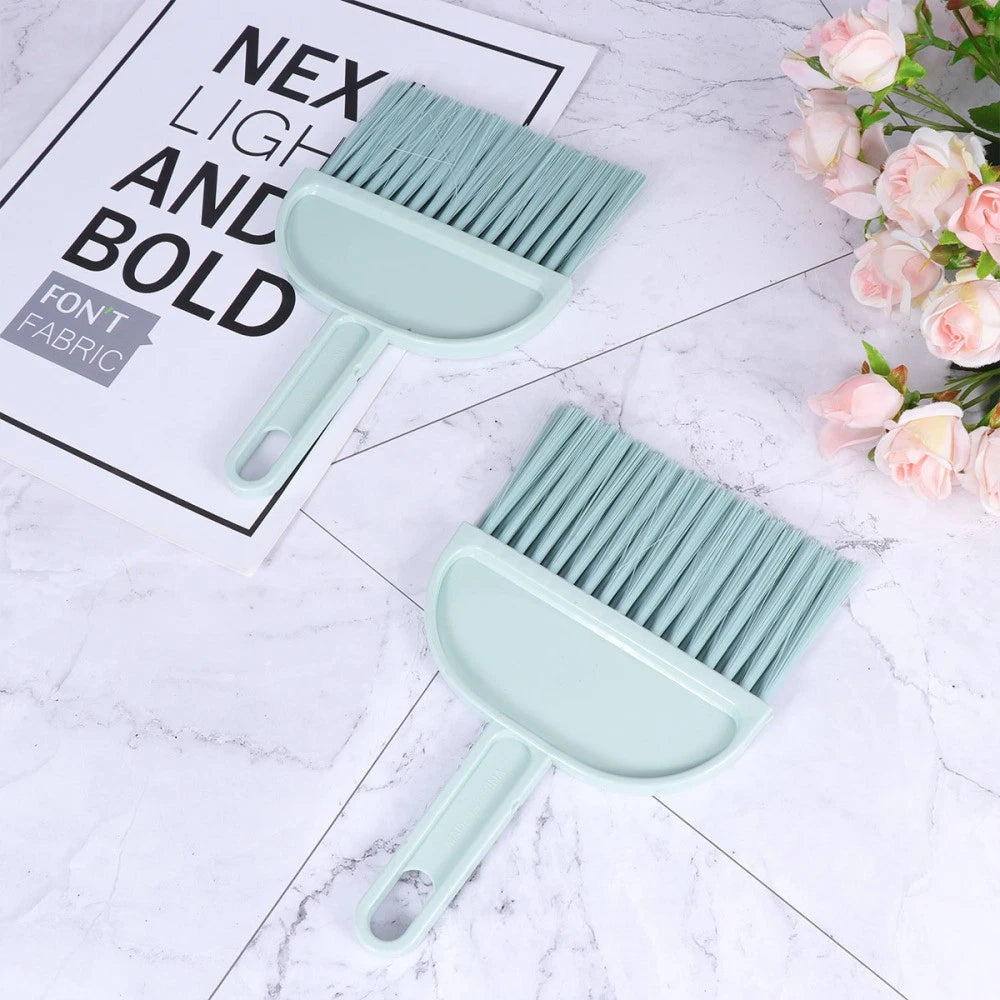 2 Sets Mini Dustpan Broom Pet Cleaning Small Animal Cage Cleaner Hamster