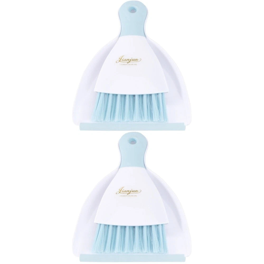 2 PCS Convenient Small Dustpan Set Cleaning Broom Household Supplies