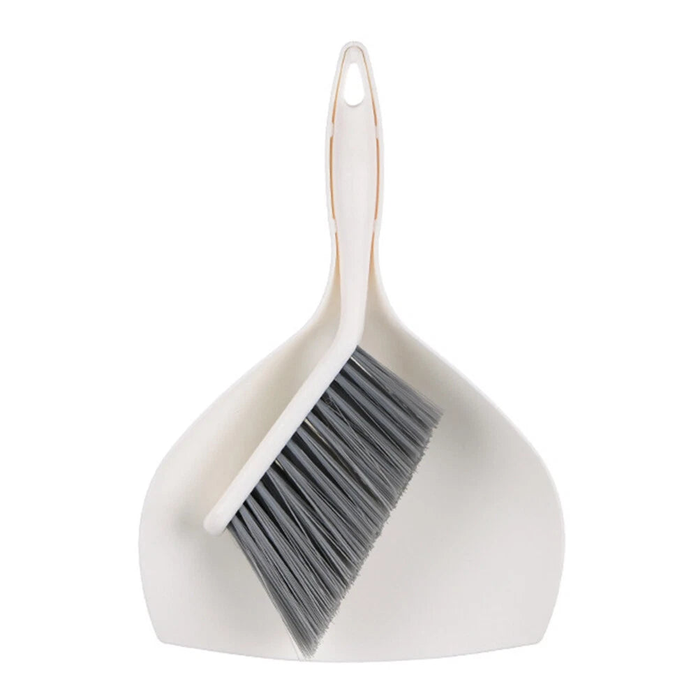 2 Sets Mini Dustpan Broom and Desktop Child Hand Household Cleaning Tools