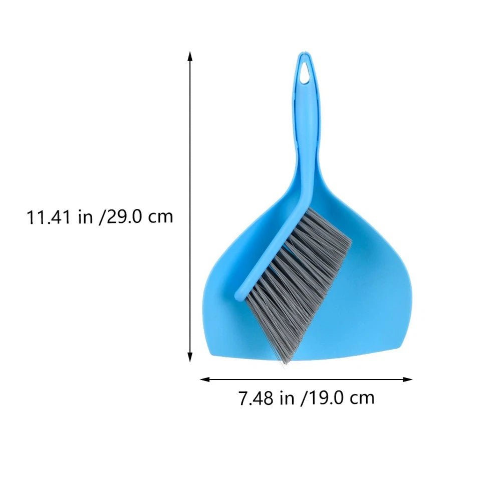 Mini Broom Set Small Dustpan and Brush Household Cleaning Supplies Desktop