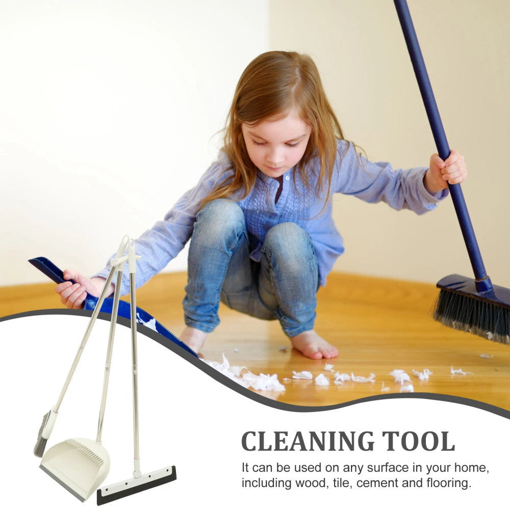 Broom Set Cleaning Supply Kit Household Sweeper with Dustpan Office Floor