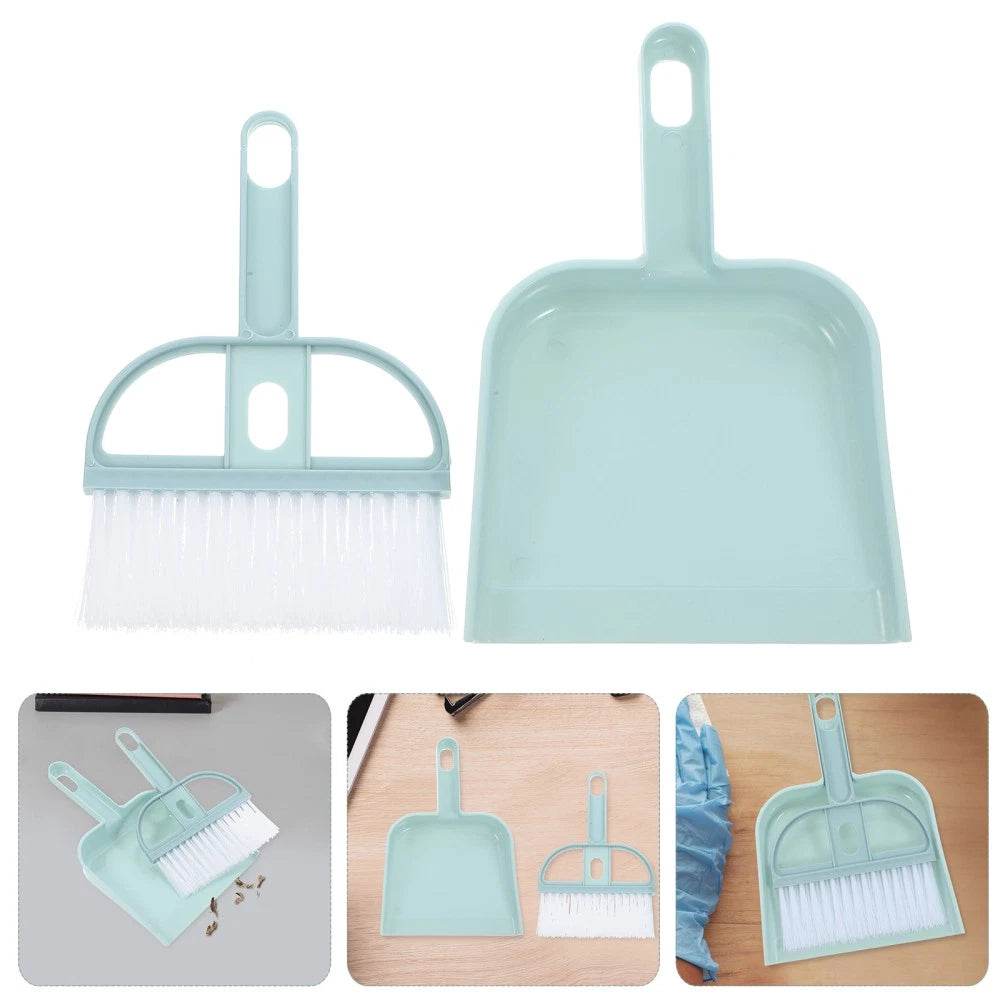 Mini Broom Dustpan Set Desktop and Cleaning Supplies Dusters for