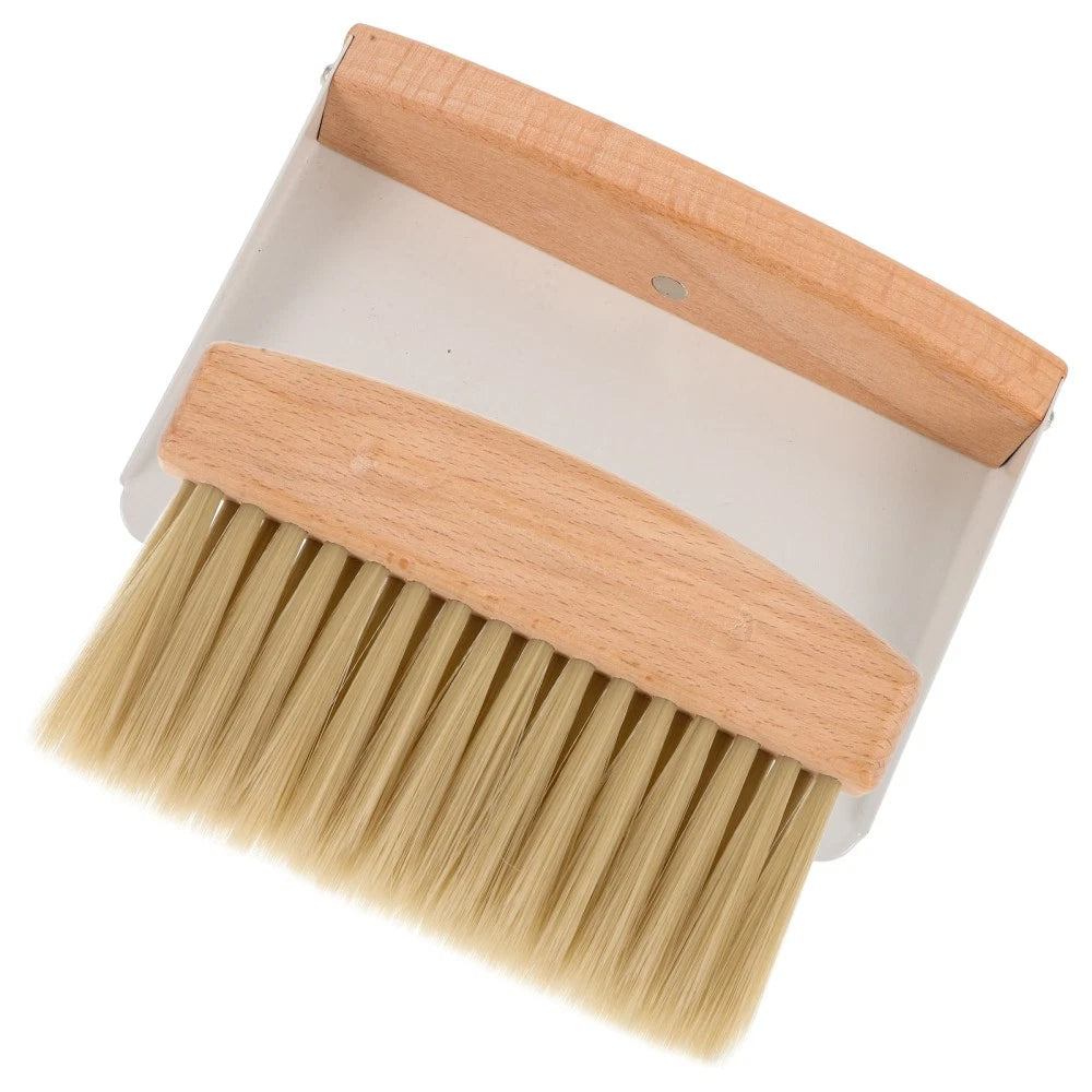 Desktop Cleaning Kit Small Dustpan Set Broom Office Travel and Combination