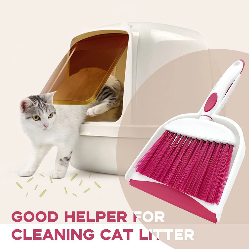 Dust pan Mini Dustpan and Brush Set Small Broom and Dustpan Set Small Hand Br...